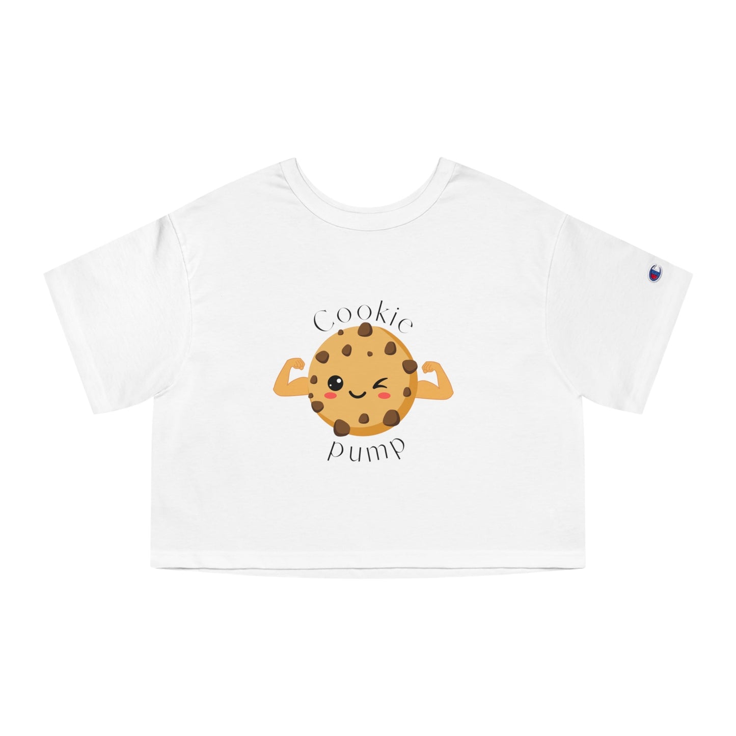 Champion Women's Heritage Cropped T-Shirt - "Cookie Pump" - Mega-licious Cookie Co.