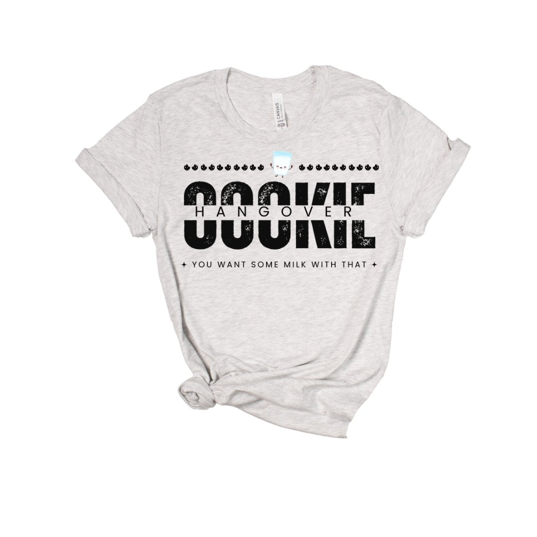 Unisex Jersey Short Sleeve Tee- cookie hangover - Mega-licious Cookie Co.