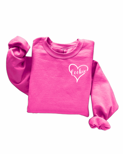 Crewneck sweatshirt Heart-Cookie (R.corner)