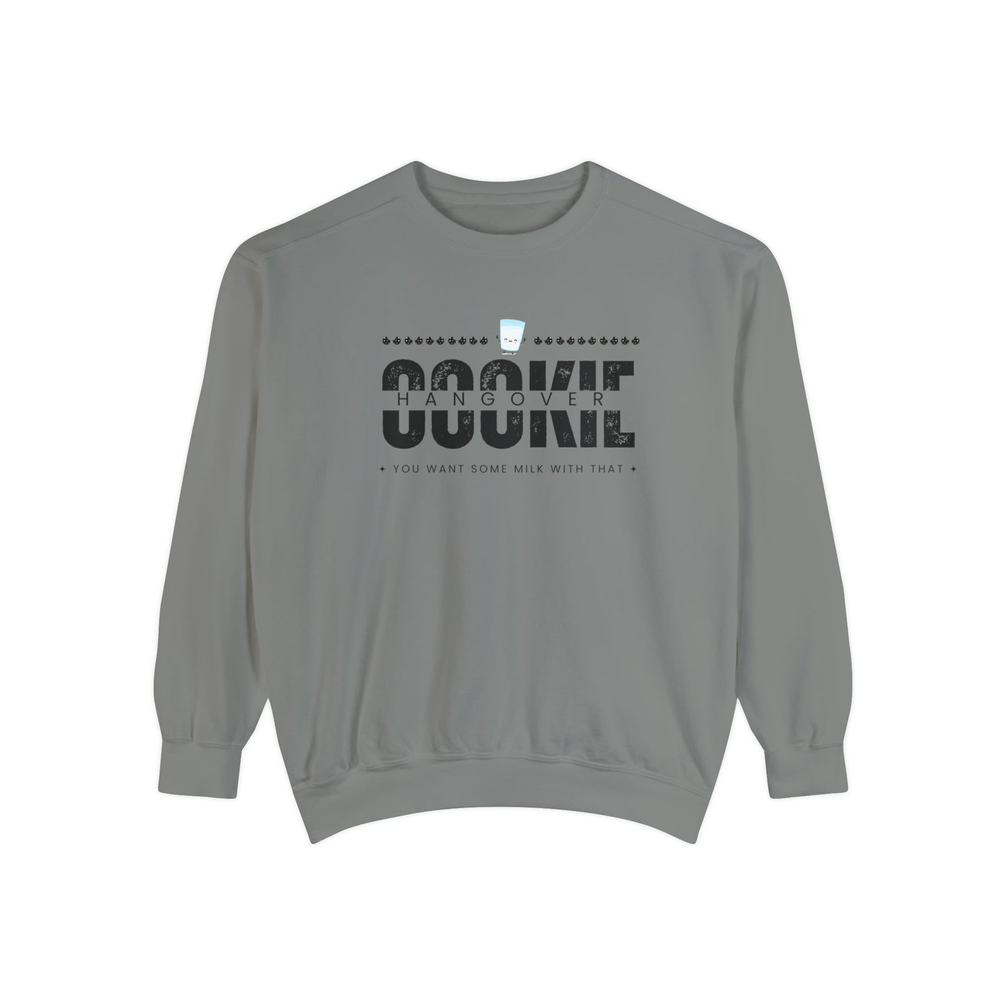Crewneck Sweatshirt “cookie hangover” - Mega-licious Cookie Co.