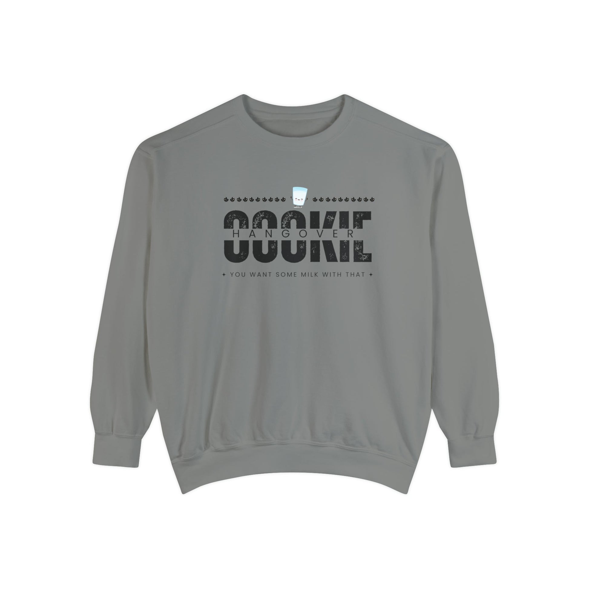 Crewneck Sweatshirt “cookie hangover” - Mega-licious Cookie Co.