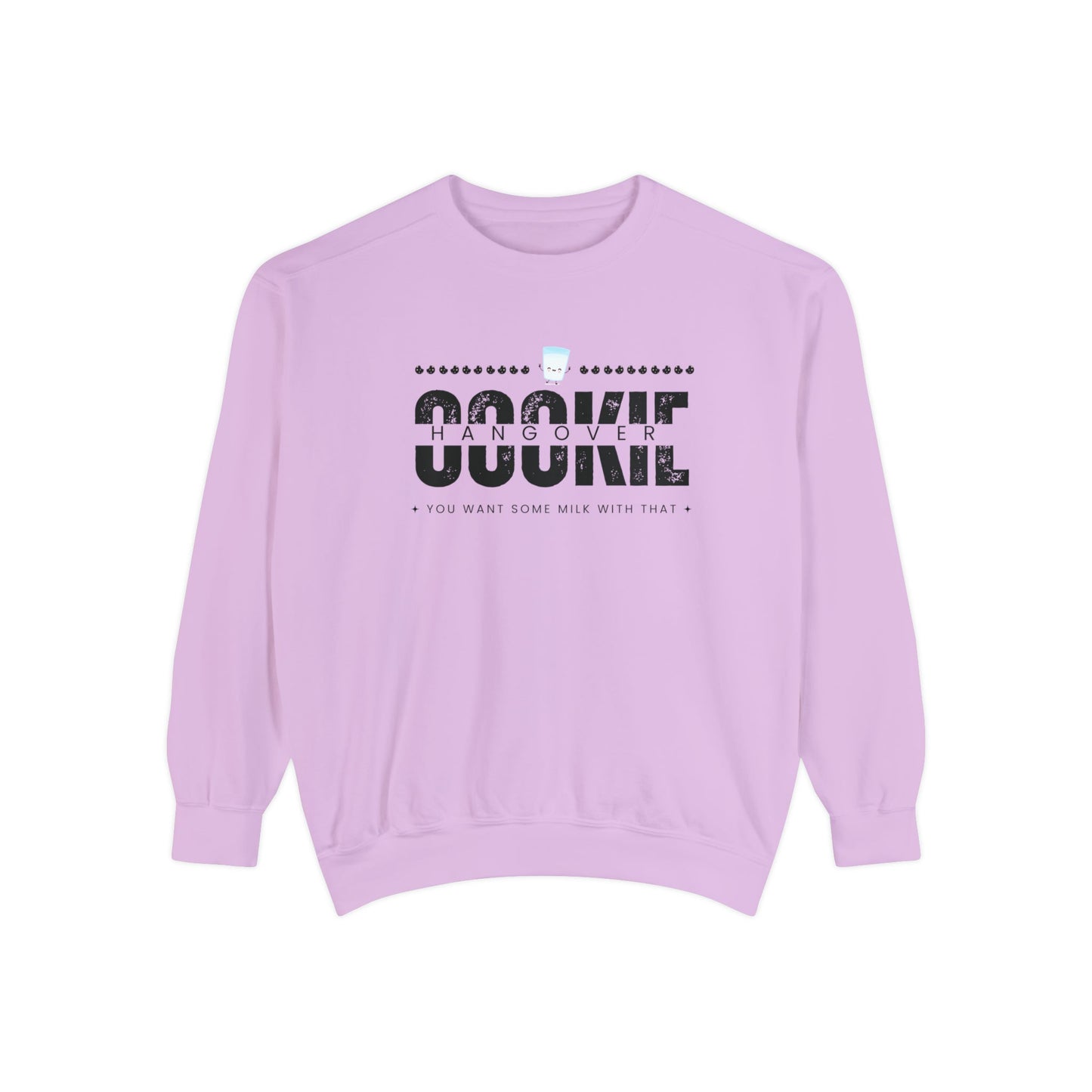 Crewneck Sweatshirt “cookie hangover” - Mega-licious Cookie Co.