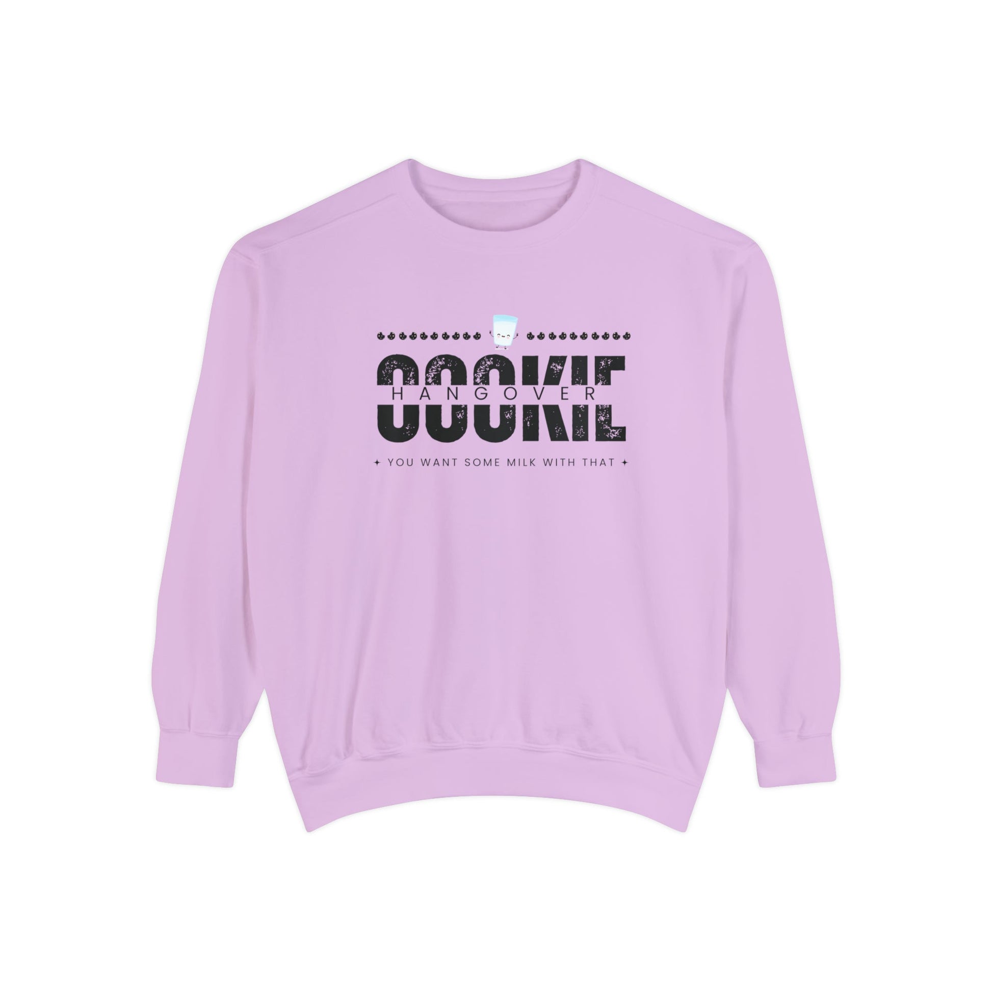 Crewneck Sweatshirt “cookie hangover” - Mega-licious Cookie Co.