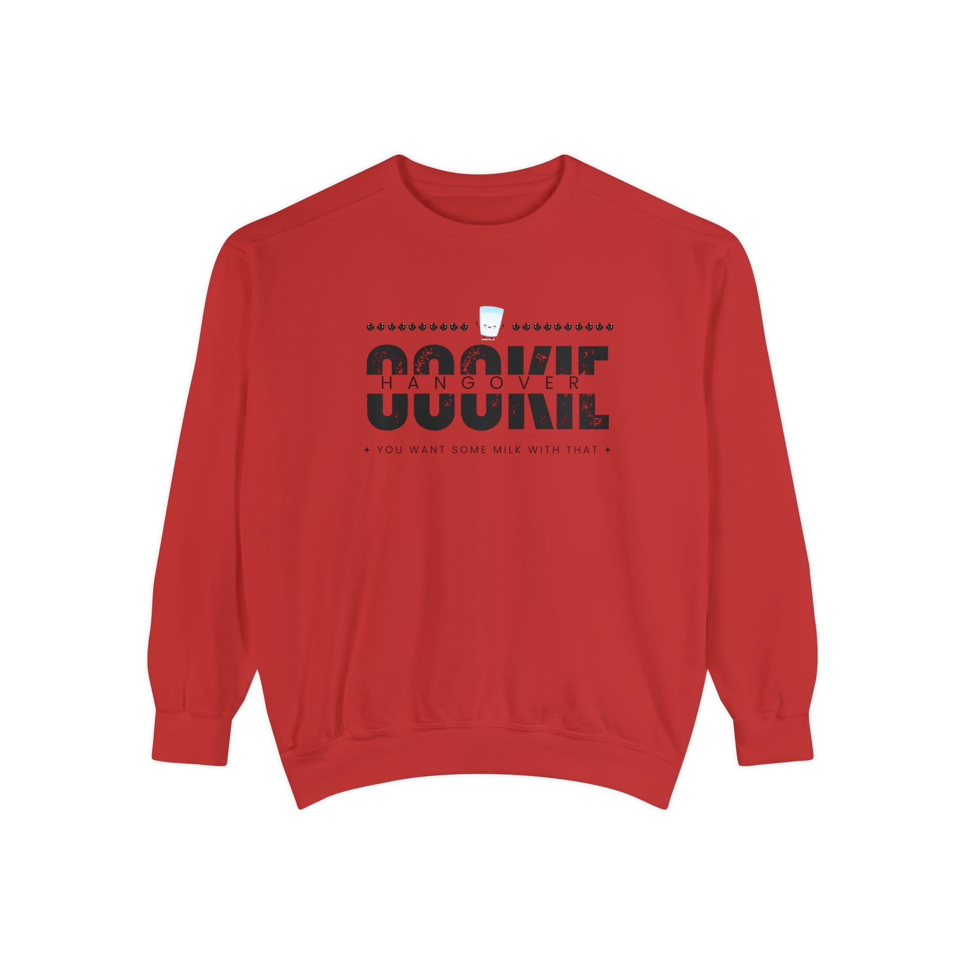 Crewneck Sweatshirt “cookie hangover” - Mega-licious Cookie Co.