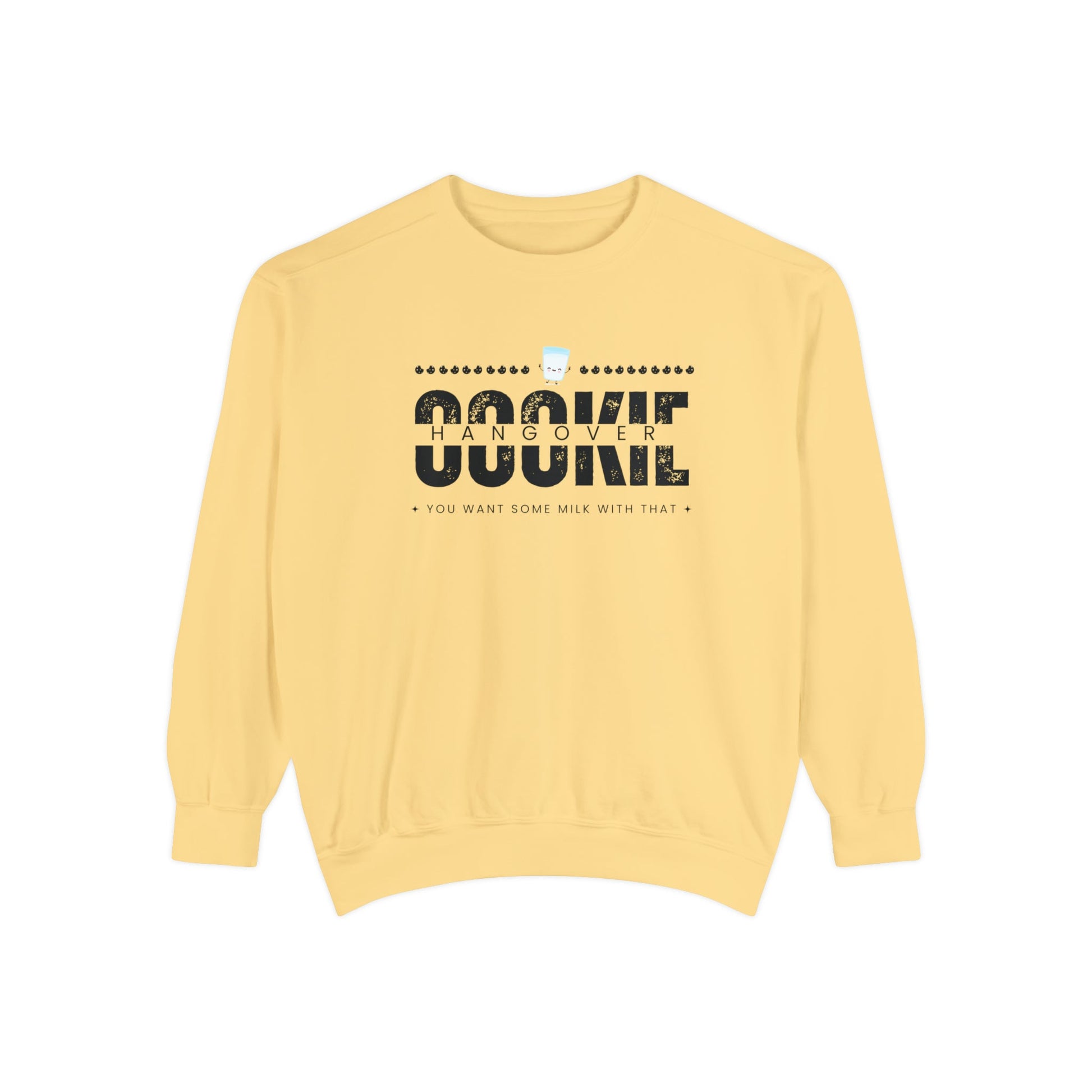 Crewneck Sweatshirt “cookie hangover” - Mega-licious Cookie Co.