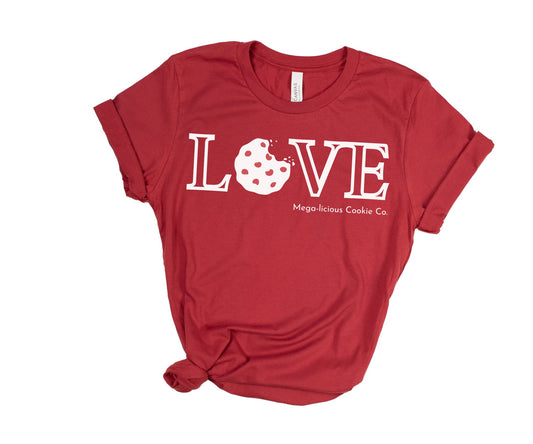 LOVE t-shirt - Mega-licious Cookie Co.