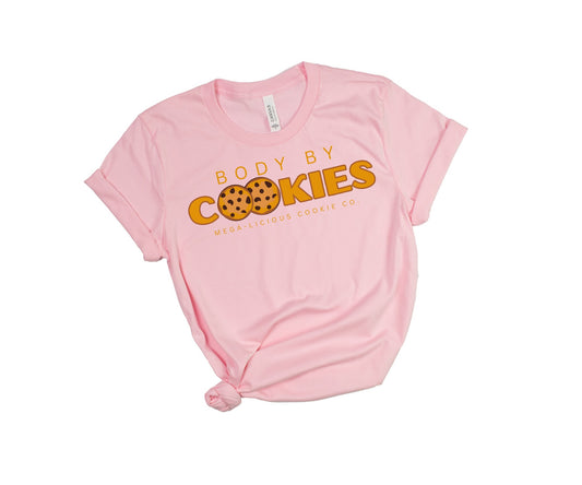Unisex Jersey Short Sleeve Tee- body by cookies - Mega-licious Cookie Co.